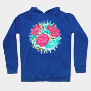 Roses and Movie Theater Carpet Hoodie